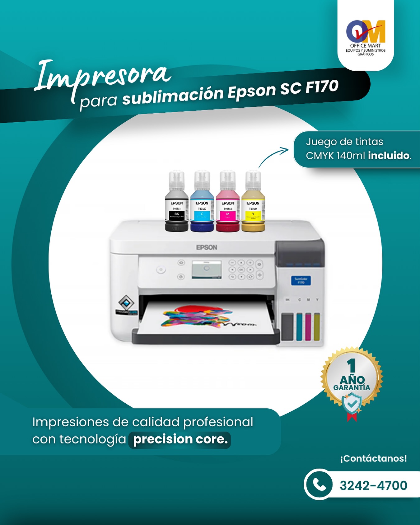 Descubre la mejor herramienta para sublimar! La impresora Epson SC-F170