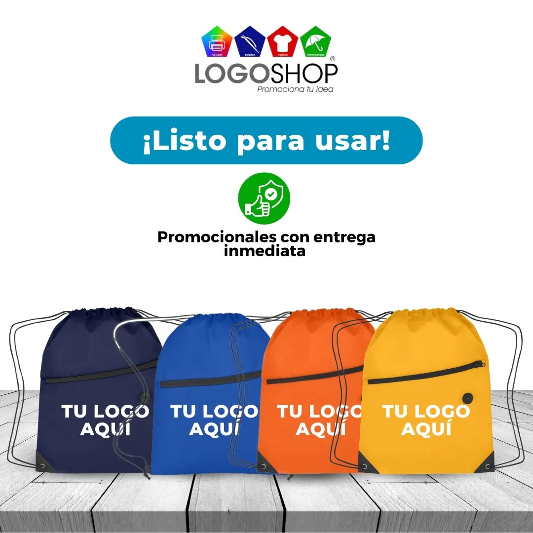 Adquiere productos listos para usar y personalizados con tu logo en entrega inmediata.