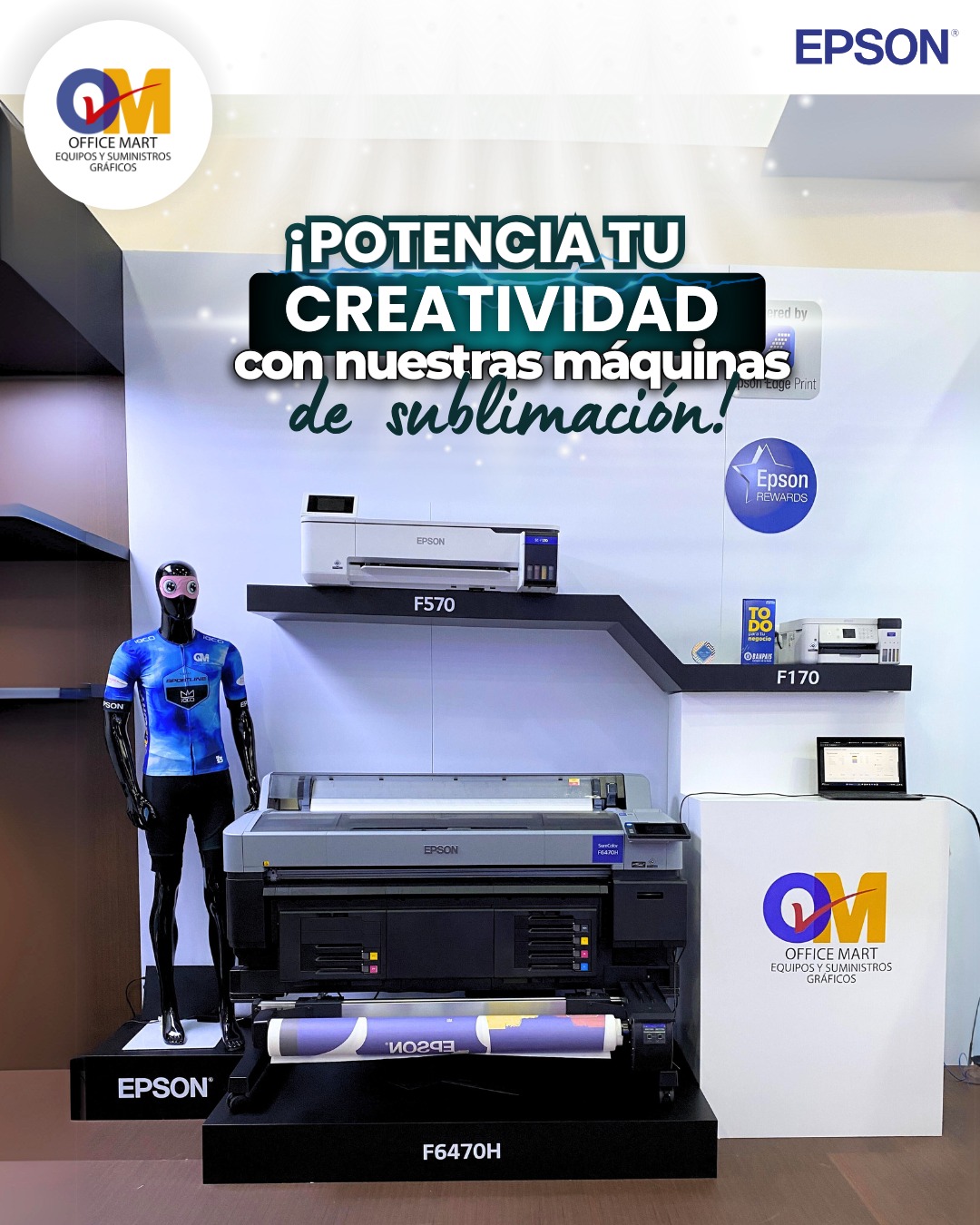 Lleva tu creatividad al siguiente nivel con nuestras impresoras de sublimación Epson!